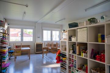 Bastelraum der KiTa Wolkenschloss in Dieburg