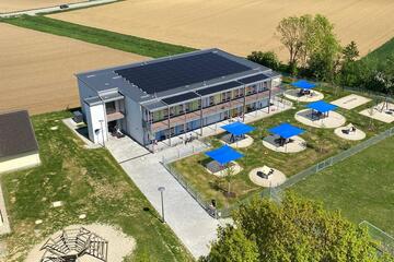 Vogelperspektive Johanniter-Kinderhaus "Labertaler Zwergenland"