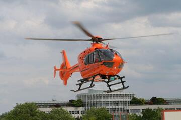 Der Rettungshubschrauber Christoph 4 wird in ganz Deutschland eingesetzt.