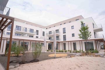 Ansicht des Innenhofs der KiTa.