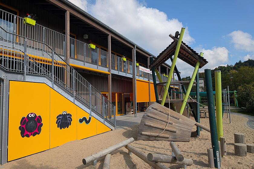 Außengelände Kinderhaus Storchennest