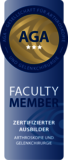 Zertifikat - Ausbilder AGA Gesellschaft für Arthroskopie und Gelenkchirurgie