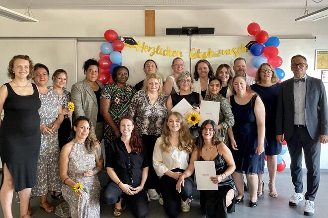 Absolventen der Pflegeschule 2023