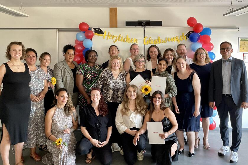 Absolventen der Pflegeschule 2023