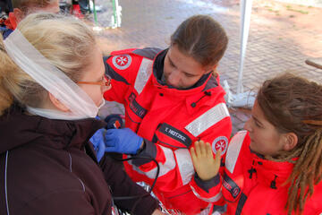 Praxisübung der A-Mannschaft Schleswig-Holstein S/O S-Team