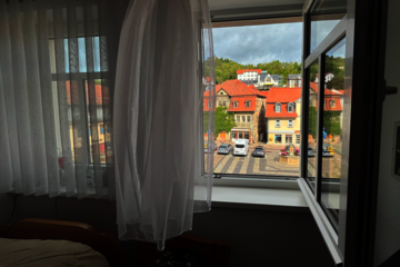 Ausblick auf den Markt von Bad Blankenburg