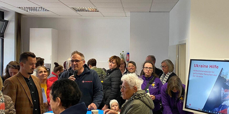 Rede von Regionalvorstand Oliver Pitsch bei der feierlichen Eröffnung des Begegnungsraumes 