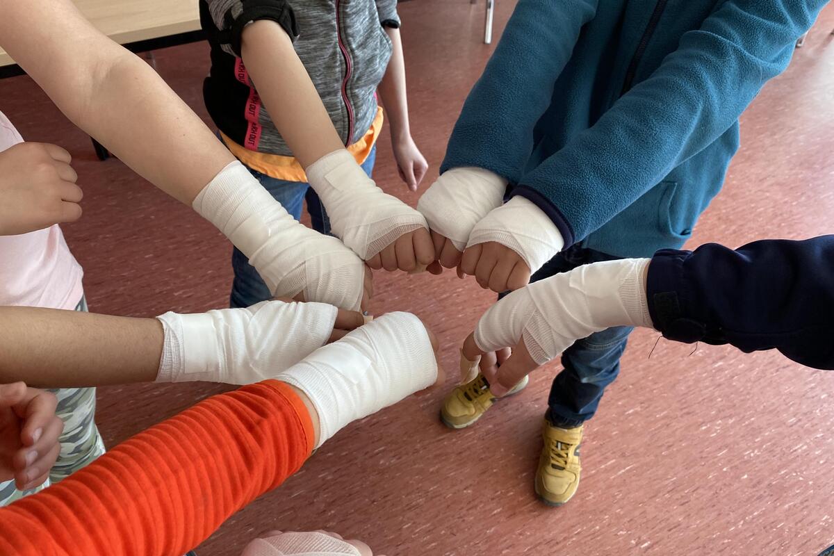 Lebensretter von Morgen: Das "Erste Hilfe im Kindergarten" Ausmalprojekt