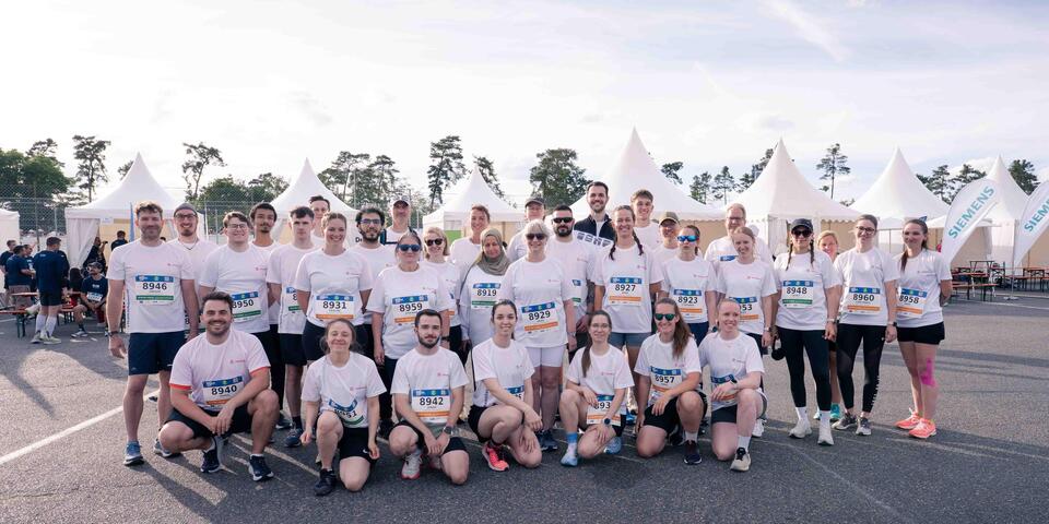 Johanniter-Team beim Firmenlauf