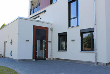 Der Eingang zu einer Kita.