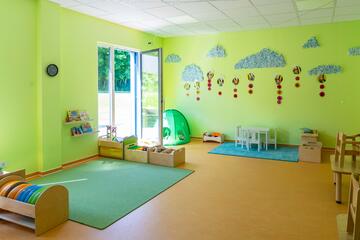 Gruppenraum der Johanniter-Kita Seehüpfer