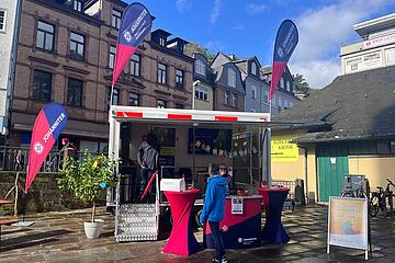Standimpression eines Johanniterstands in Marburg
