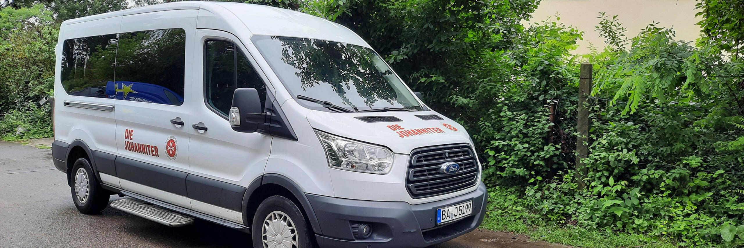 Bus des Patientenfahrdienstes im Regionalverband Oberfranken der Johanniter-Unfall-Hilfe