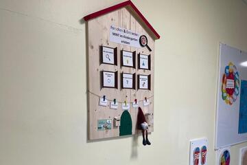 Tafel Kindergarten erleben