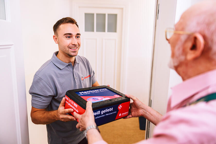 Übergabe Menüservice