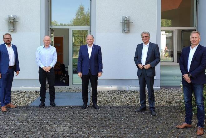 Heiner Geißler IMAXX, Notar Henning Puvogel, Oliver Meermann, Dr. Wolfgang Maaß, Peter Kaimer.