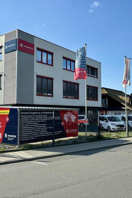 Außenansicht Gebäude Regionalgeschäftsstelle Buseck