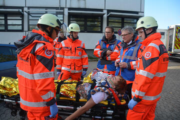 Praxisübung der S-Mannschaft