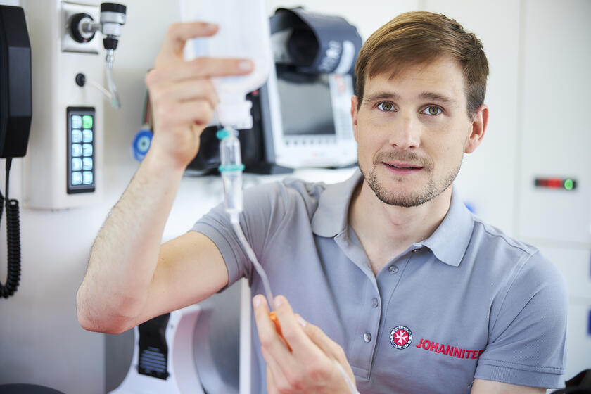 Notfallsanitäter im Einsatz