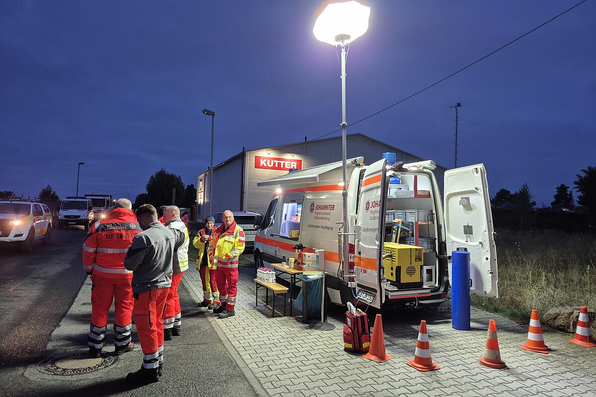 Medizinische Task Force 18 trainiert Marschfahrt