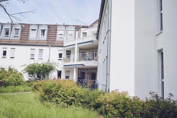 Balkone und Hausansicht des Johanniter-Haus Weschnitztal in Rimbach