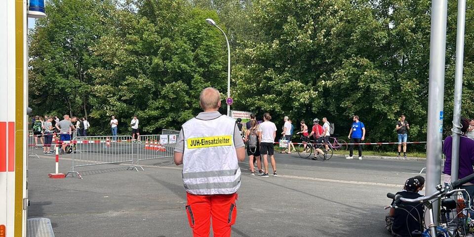 Ein Johanniter auf der Laufstrecke