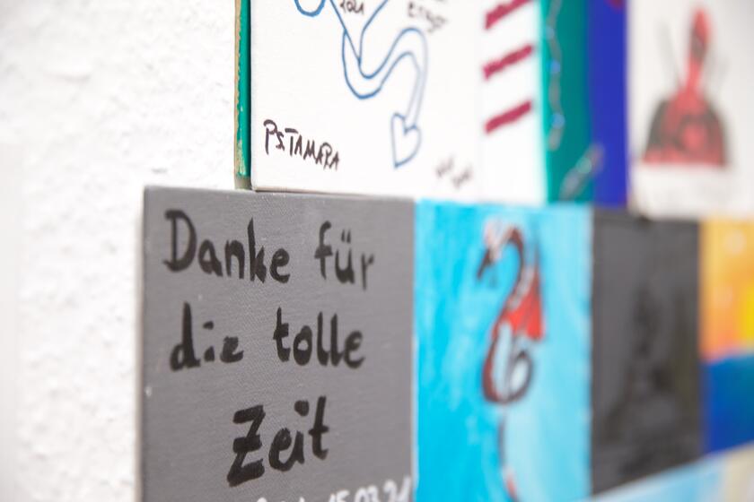 Foto gestaltete Bilder "Danke" Ergotherapie 