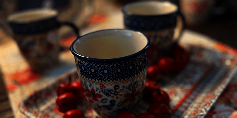 Kaffeetassen mit Detailmuster