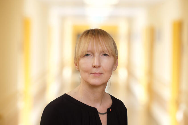 Frau Brandstätter, Pflegedienstleitung