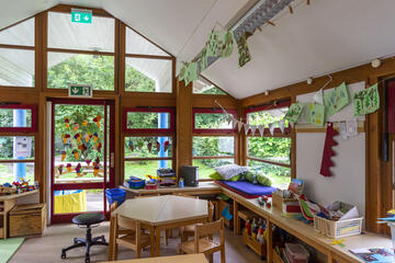 Gruppenraum in der Kita Fuchsbau