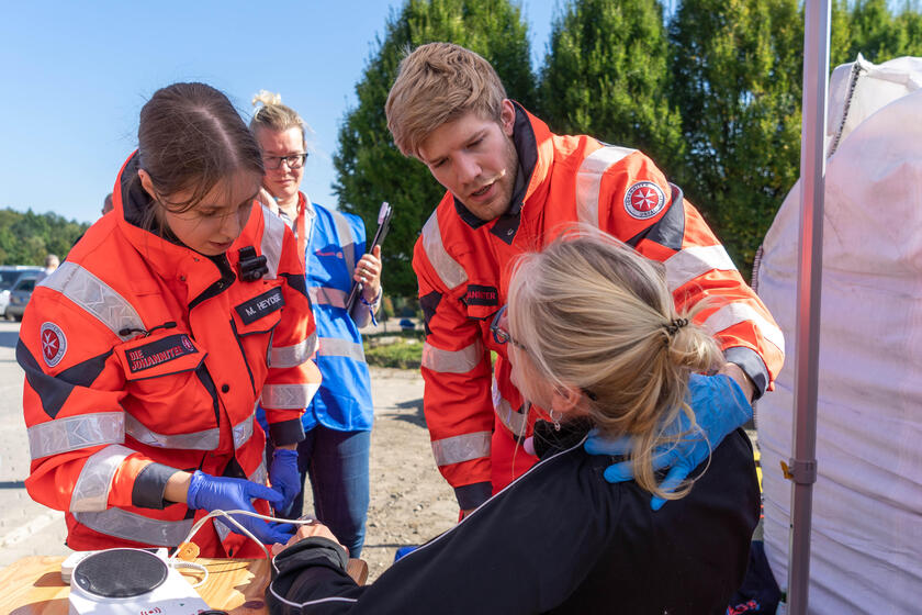 Den dritten Platz gab es für den Sanitätsdienst Lübeck.