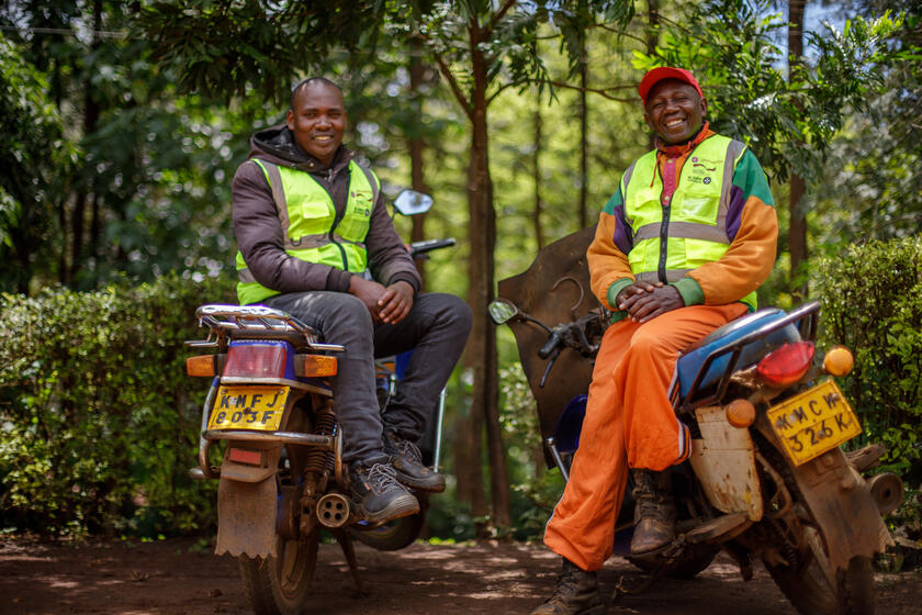 Lebensretter auf dem Motorrad
