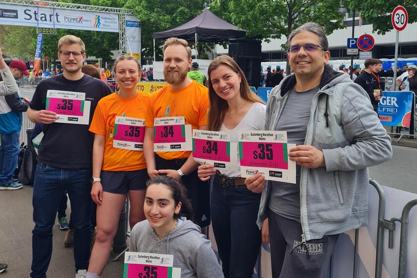 Bild von Johanniter Läufergruppe beim Marathon