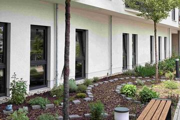 Gartenansicht Johanniter-Quartier Gersthofen