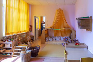 Gruppenraum in der Kita Dörpshus