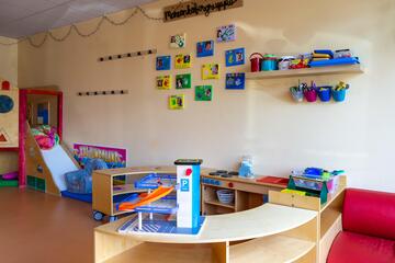 Ein Gruppenraum der Johanniter-Kita Zwergenwache in Glinde