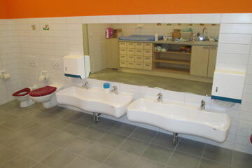 Waschraum Johanniter-Krabbelstube "Regentalkinder"