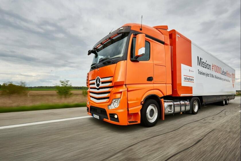 Der Erste-Hilfe-Trainingstruck ist eine gemeinsame Aktion von ratiopharm und der Johanniter-Unfall-Hilfe