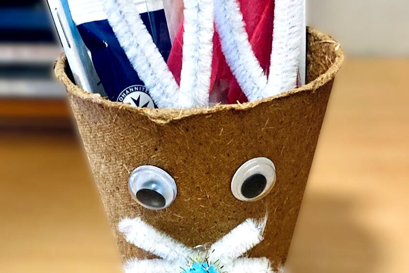 Osternest für die Kinder der Johanniter-Kinderinsel in Reckendorf