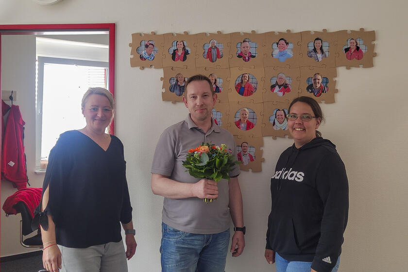 Ronny Memmert freut sich über die abgeschlossene Weiterbildung.