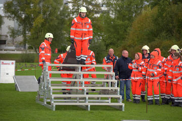 Trageparcours der S-Mannschaft