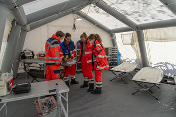 Sanitätsdienst beim Lübecker Marathon