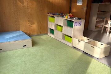 Spielecke mit Spielzeugen