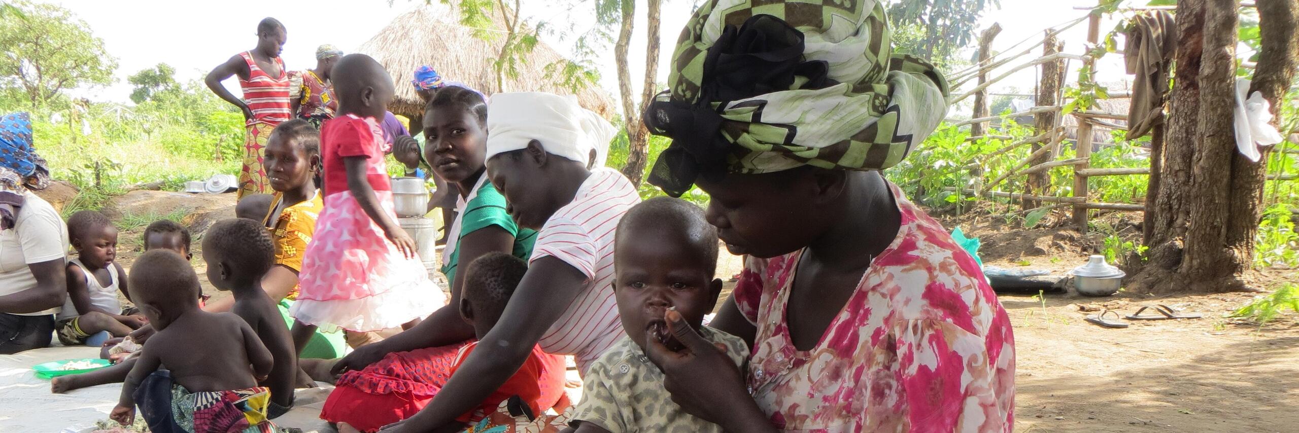 Gelüchtete mit Kind