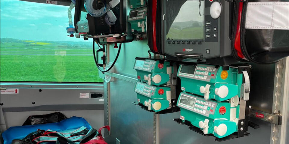 Johanniter-Akademie Bremen/Niedersachsen zu Besuch bei der Johanniter Luftrettung: Trainings- und Realitätsabgleich