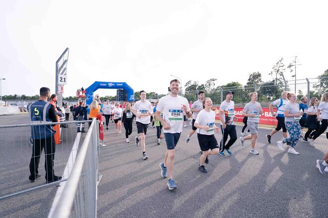Start des Laufs