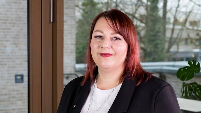 Stefanie Fleps ist die Leitung der Martini Bambini in Augsburg.