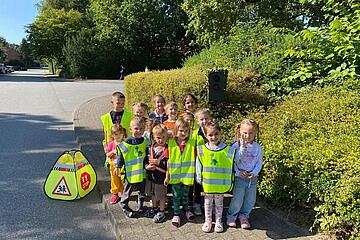 Gruppenbild der Kinder