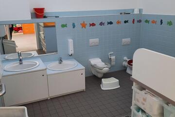 Waschraum Johanniter-Kinderkrippe "KoAla-Nest"