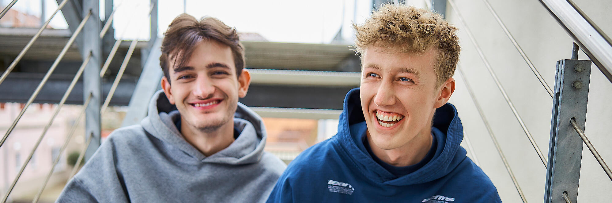 Zwei FSJler zusammen